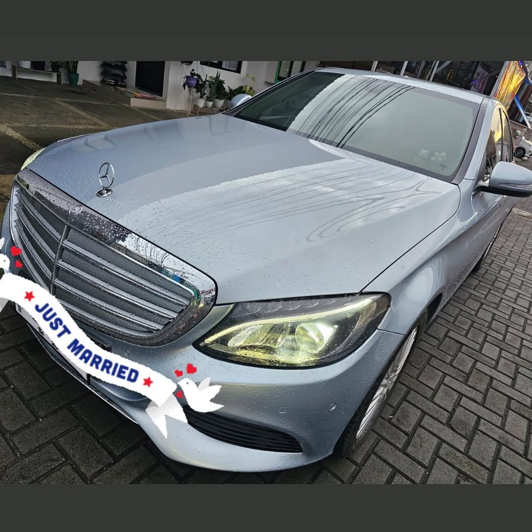 Convertible Wedding Car